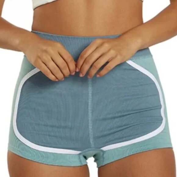 Free People There You Go Run Short Women's Blue Athletic Short XS/Small NWT $40 - Picture 1 of 5